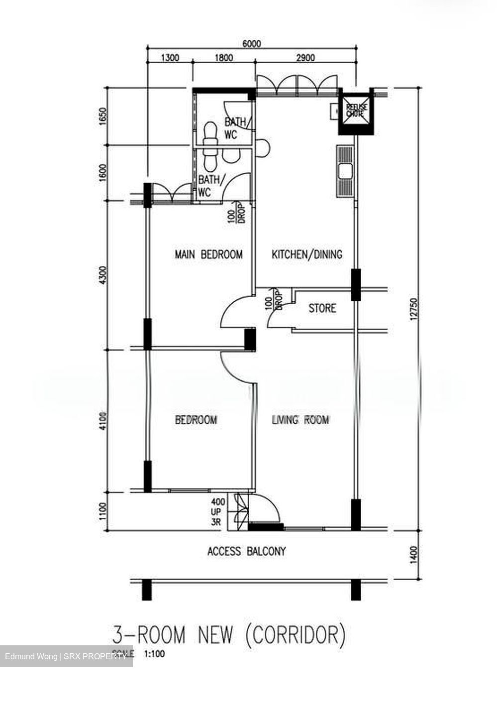 Blk 244 Hougang Heights (Hougang), HDB 3 Rooms #578677911
